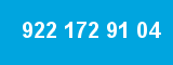 922 172 91 04 922 172 91 04